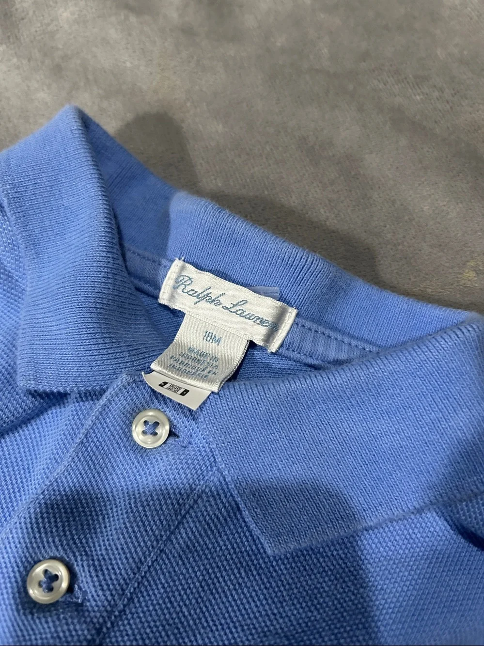 Polo Ralph Lauren Boys' Blue Polo Shirt with Yellow Accent lot of two